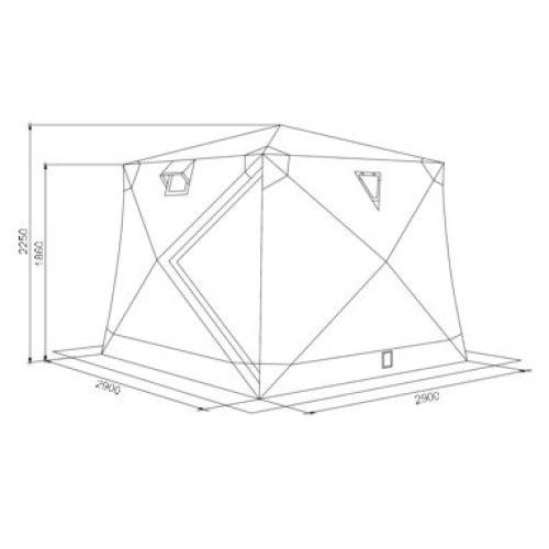 Палатка Winter Dream House XT 290 Утеплитель 200 гр/м2